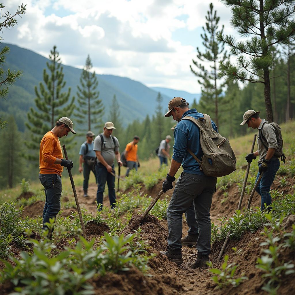 First major reforestation project